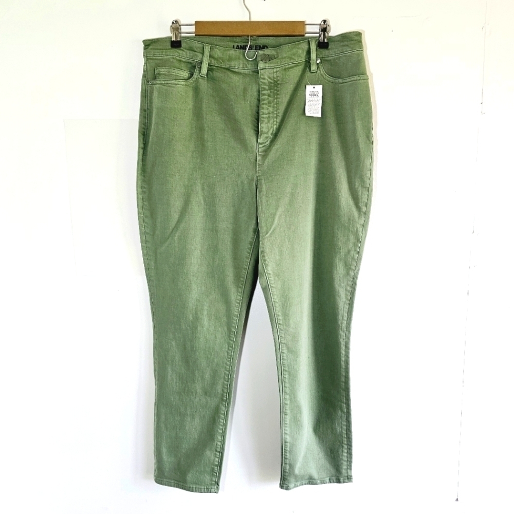 NWT Land's End High Rise Slim Ankle Jean Women's Plus Size 18